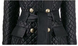 black leather jacket