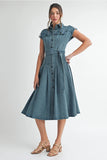 Denim Midi Dress
