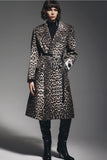 leopard print coat