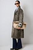 leopard print coat