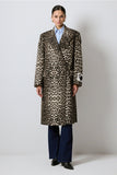 leopard print coat