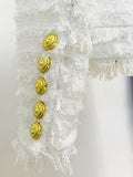 Fifth Avenue Tweed Jacket-White