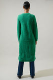 green sweater