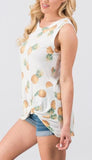 pineapple print top