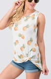 pineapple print top