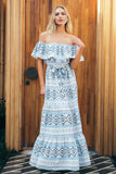 blue summer dress