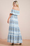 blue summer dress