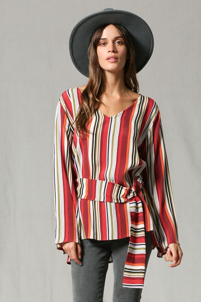 stripe blouse