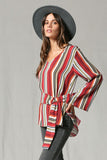 stripe blouse