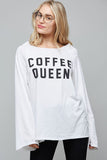 coffee queen logo shirt