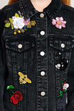 Girls Embellished Denim Jacket