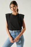 black tee
