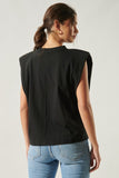 black tee