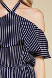 Woman Striped Jumpsuit