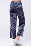 blue velvet pants